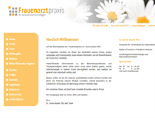 Tablet Screenshot of gyn-praevention.de